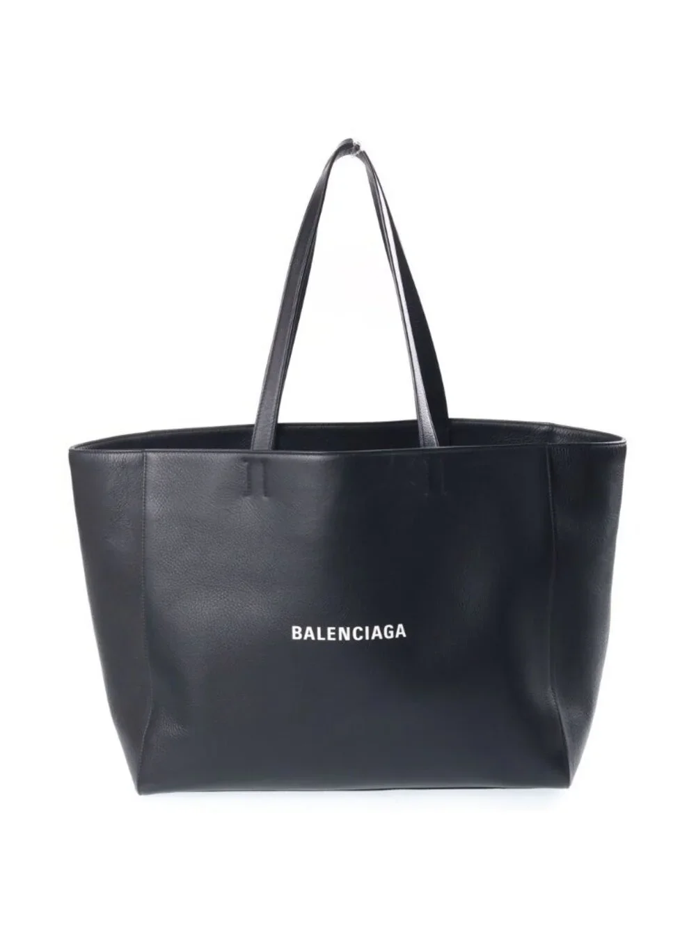 Balenciaga Everyday East West Tote Leather Handbag Black